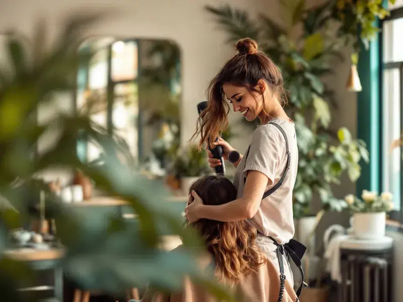 Peluquerías y salones de belleza
