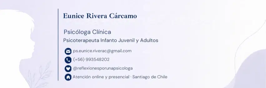 Psicóloga Clínica Eunice Rivera C. — Clínica y salud en Santiago