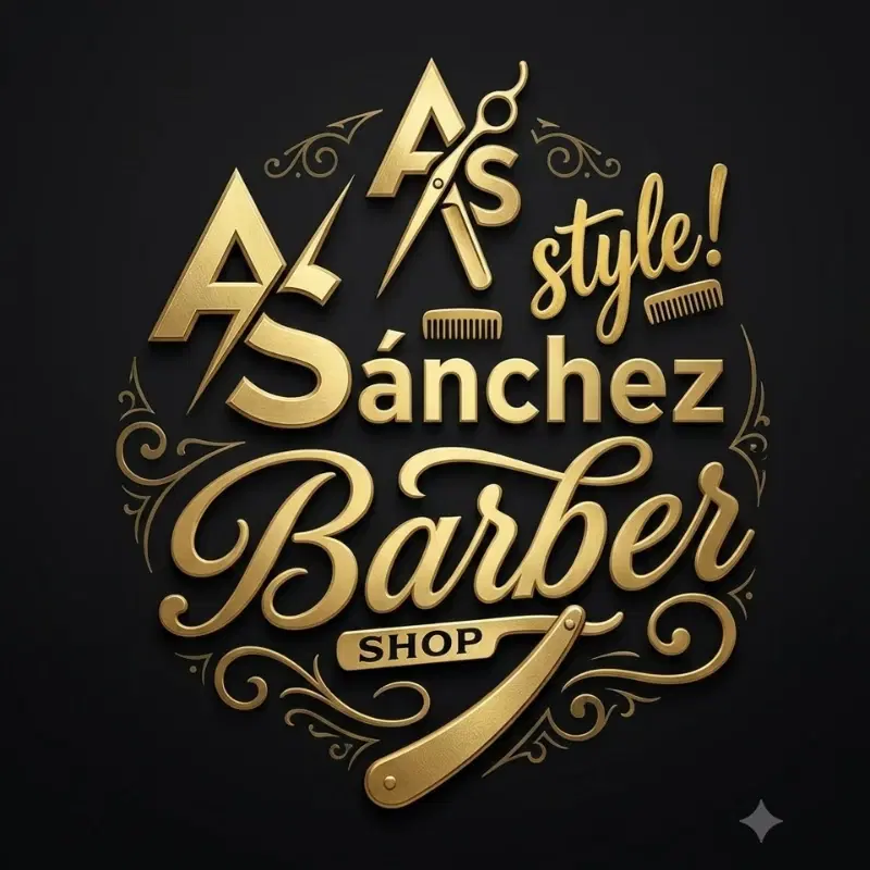Logo de asanchezbarbershopstyle