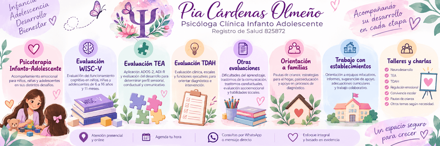Ps. Pia Cardenas O. — Clínica y salud en Rancagua
